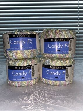 4 new skeins discontinued Berroco Candy FX  8739